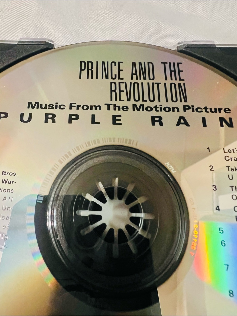 Purple Rain -Prince and The Revolution Rare CD Warner Bros 1984 First Press Orig - Picture 3 of 7